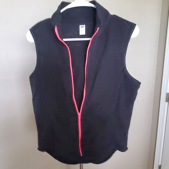 Girls Old Navy Black Zip-up Vest, Size 14 - Picture 4 of 4